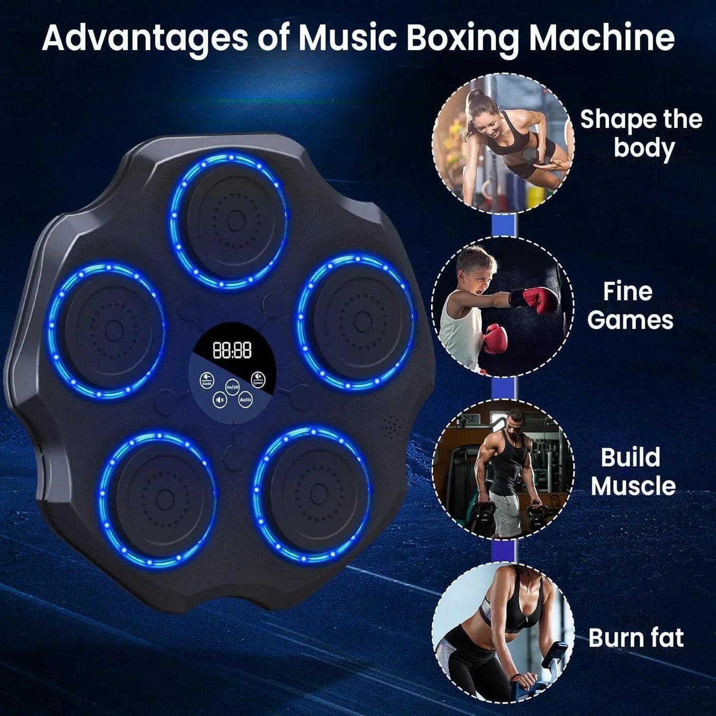 Electronic Musical Boxing Machine